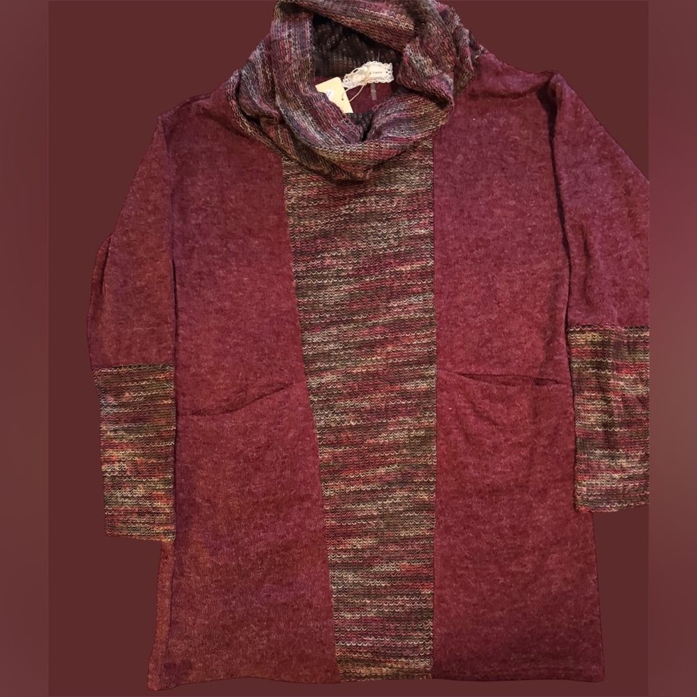 NWT Sweater Dress with Cowl Neck